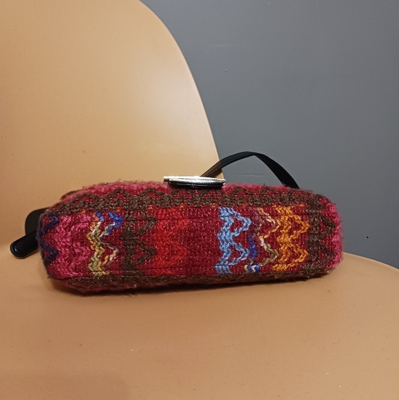 Wool Baguette Shoulder Bag - Picture 6 of 10